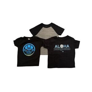 18 Month Infant Boy Hawaiian Surf Shirt Bundle 3-pcs set